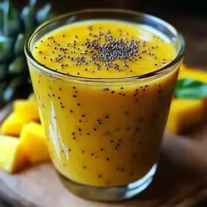 Smoothie Brûle-Graisse Ananas et Mangue