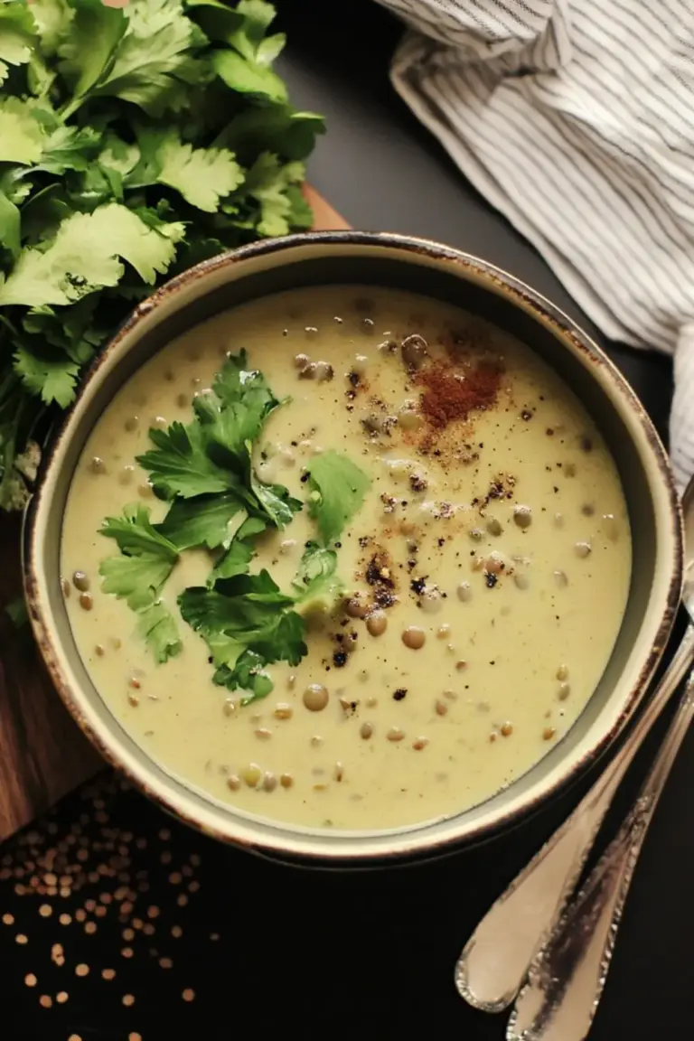 Soupe De Lentilles, Lait De Coco Et Épices