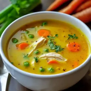 Soupe de Poulet Anti-inflammatoire de Sophie Bourseiller