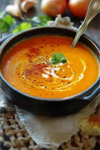 Soupe de Potimarron et Tomate : Réconfort et Saveurs d’Hiver