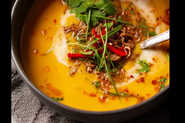 Soupe thaïlandaise à la citrouille