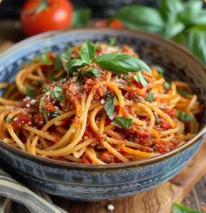 Spaghetti Bolognaise à l’Ancienne