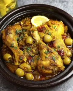 Tajine de Poulet Marocain Traditionnel