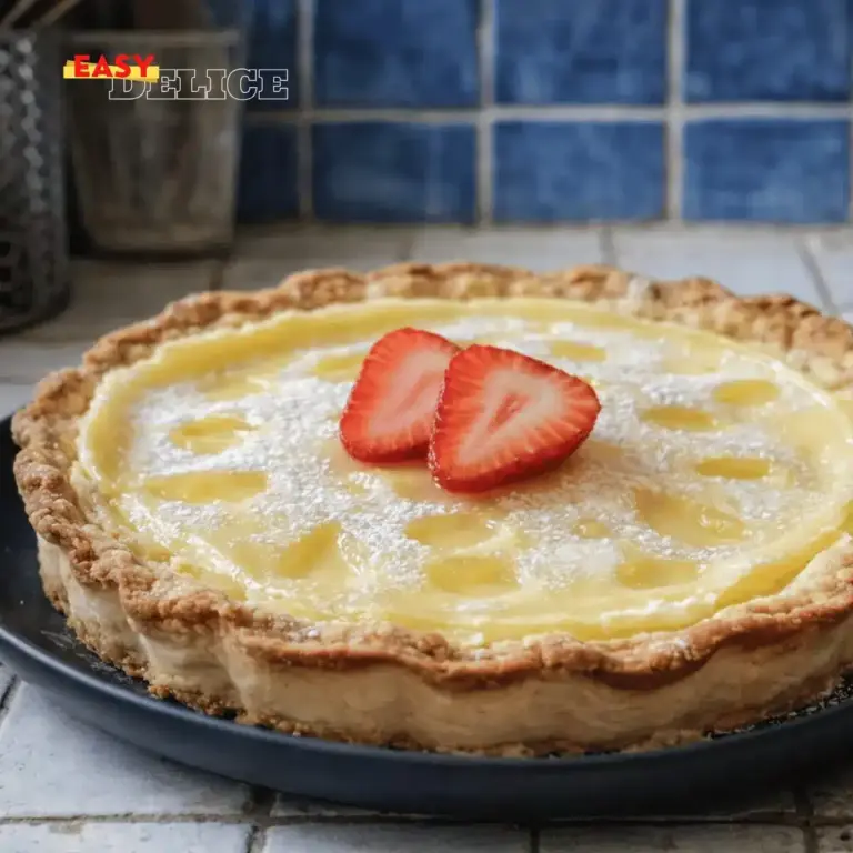 Recette de Tarte au Citron au Mascarpone : Un Dessert Crémeux et Acidulé
