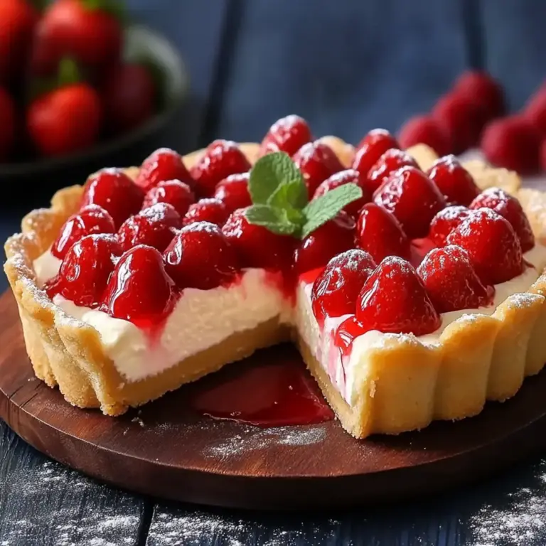 Tarte au Mascarpone et à la Fraise: Délice Oncteux de l’Été