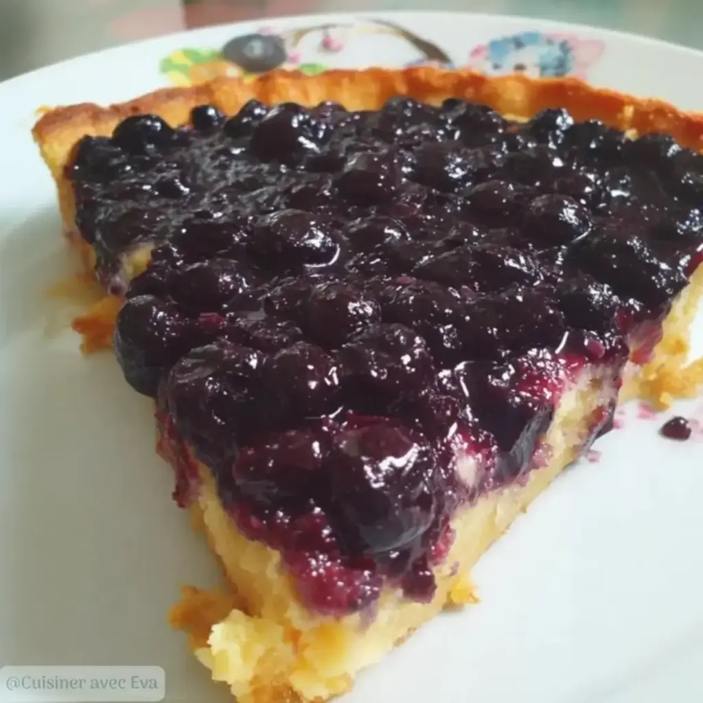 Tarte aux Myrtilles Amandine : Un Délice Fruité et Fondant –