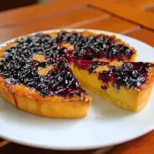 Tarte aux Myrtilles Facile et Rapide