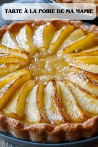 Tarte aux poires fondantes