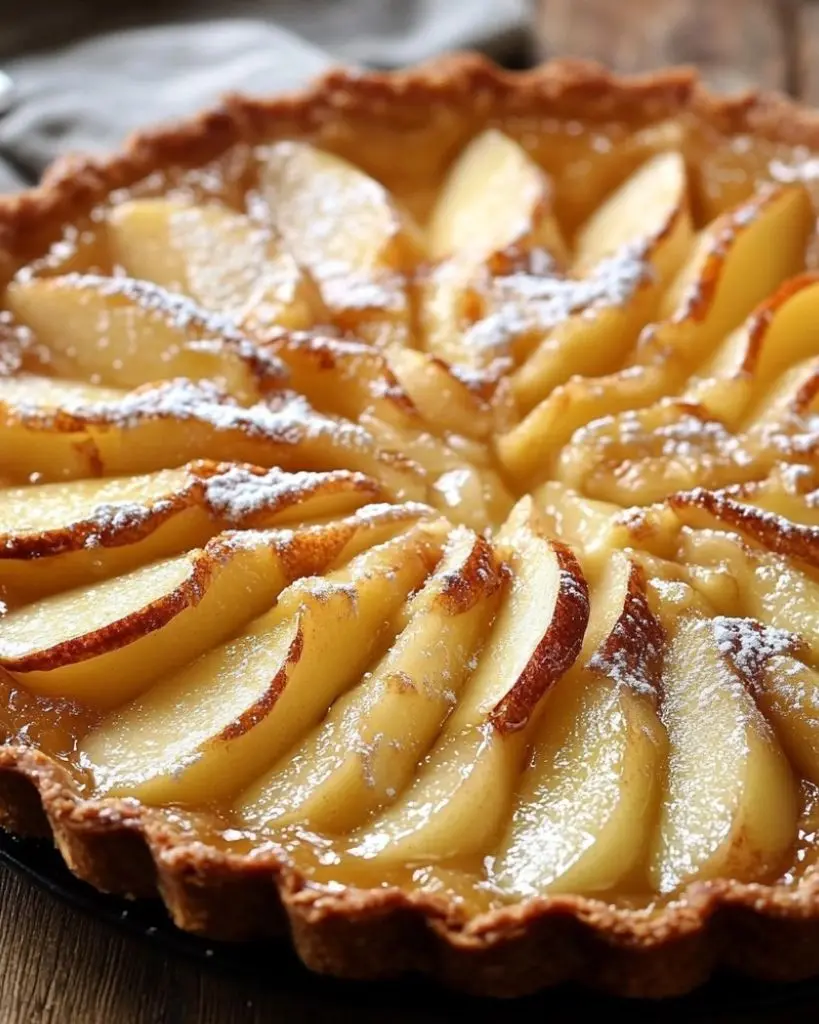 Tarte aux Poires et Amandes