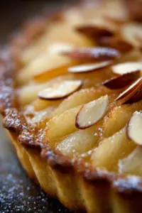 Tarte aux Poires et aux Amandes