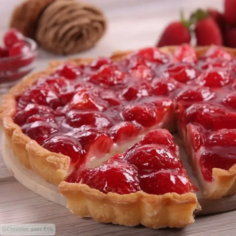 Tarte Sablée aux Fraises : dessert frais et croustillant –