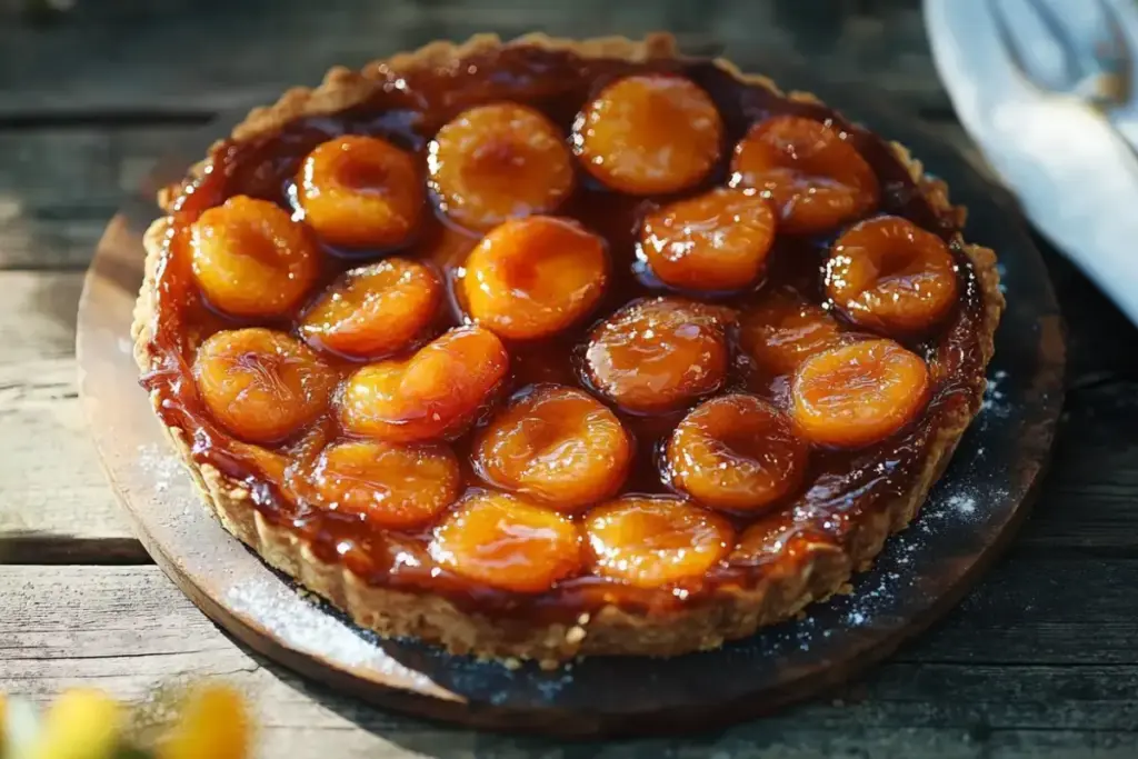 Tarte tatin aux abricots