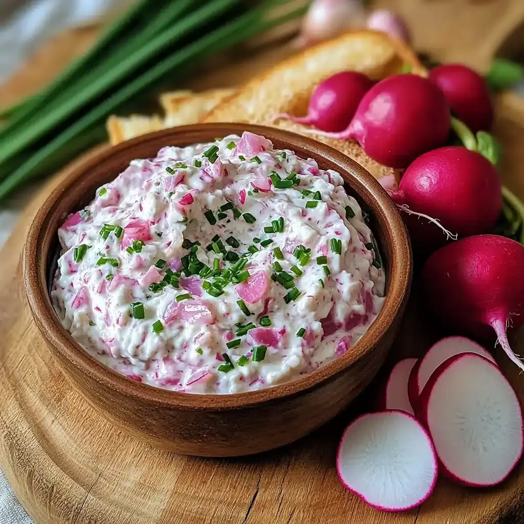 Tartinade de radis à la ciboulette 2 tartinade de radis