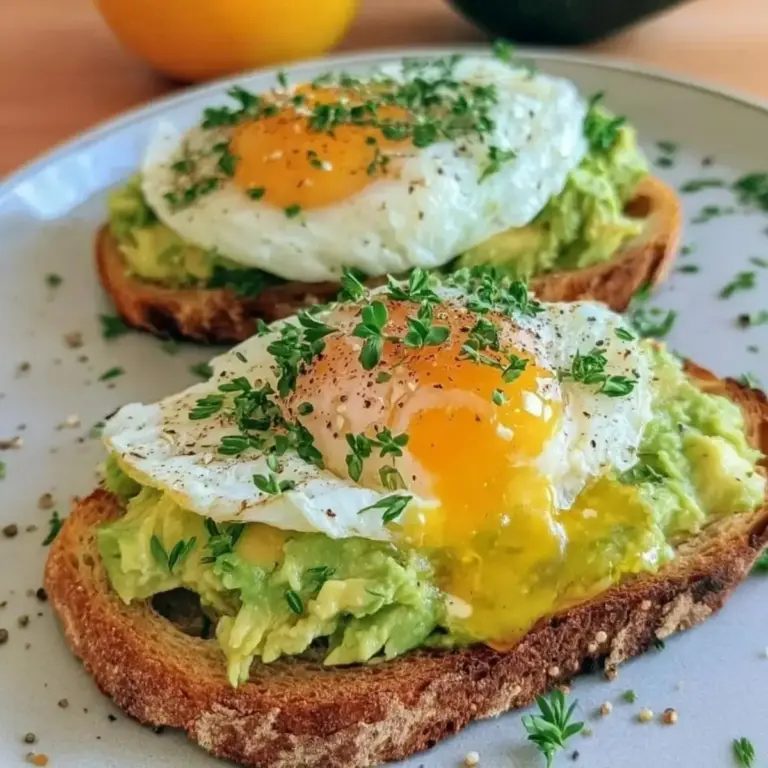 Tartine avocat & œuf poêlé minute : un brunch rapide ! –