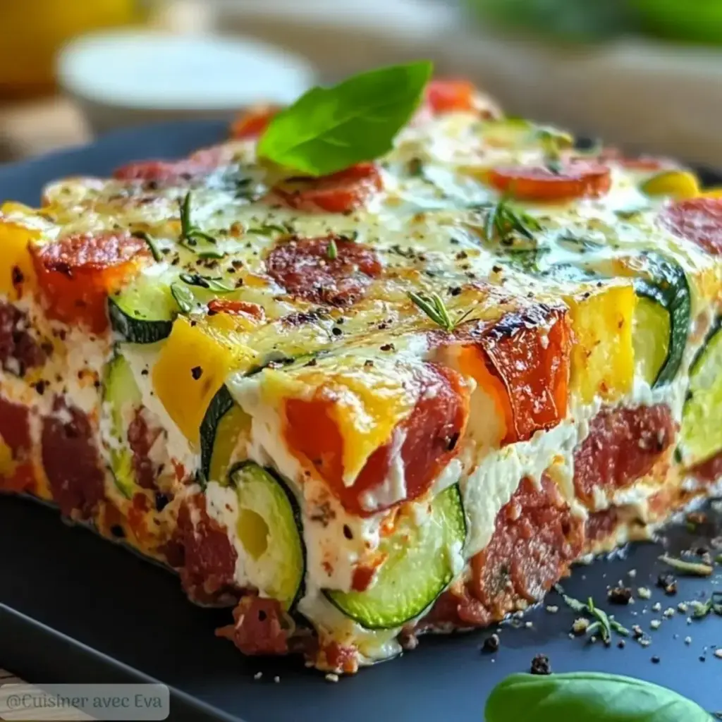 Terrine de Courgettes, Chorizo et Feta – Recette Apéritif Savoureux –