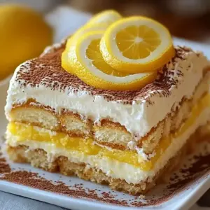 Tiramisu au Citron