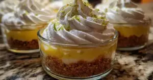 Verrines Façon Tarte au Citron Meringuée
