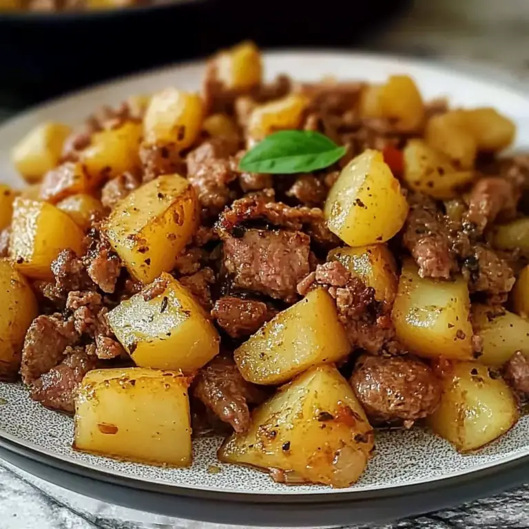 Viande hachée avec pommes de terre